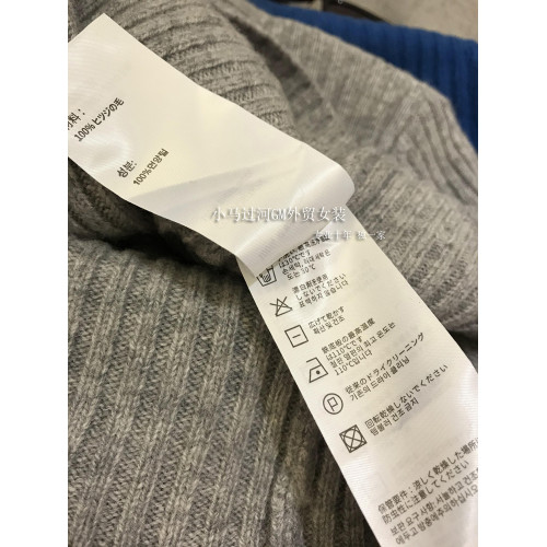 G級調性！穩穩的時髦感 100%純羊毛坑條高領打底針織毛衣女2025冬