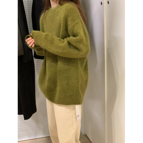 浣熊絨奶白色套頭毛衣女加厚保暖打底針織衫軟糯上衣秋冬2025新款 浣熊絨奶白色套頭毛衣女加厚保暖打底針織衫軟糯上衣秋冬2025新款