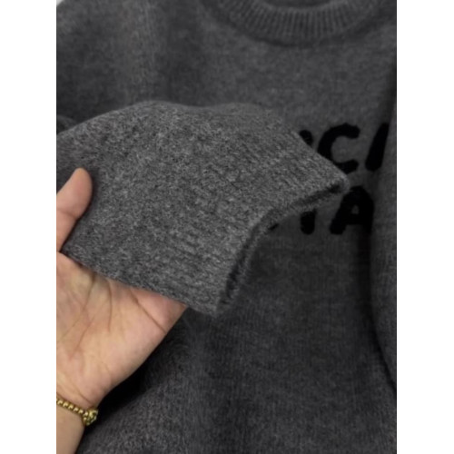 灰色復古字母提花針織秋冬寬松加厚內搭毛衣女款2025新款冬季上衣 灰色復古字母提花針織秋冬寬松加厚內搭毛衣女款2025新款冬季上衣