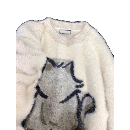 水貂絨套頭毛衣女秋冬冬季加厚寬松慵懶風小個子外穿高級感超好看 水貂絨套頭毛衣女秋冬冬季加厚寬松慵懶風小個子外穿高級感超好看