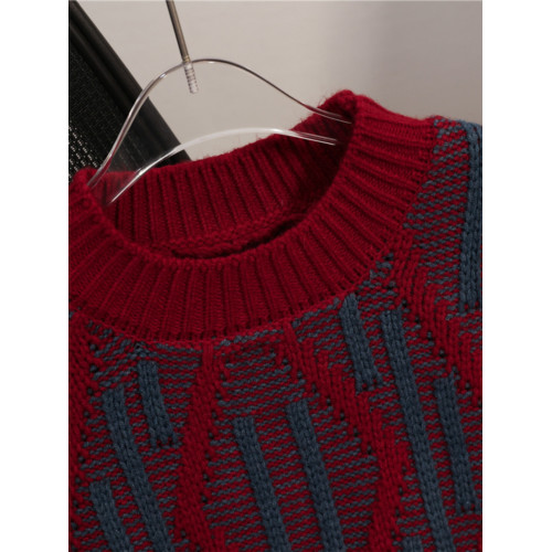 紅色菱格過年毛衣女秋冬外穿加厚設計感小衆慵懶風日系復古高級感 紅色菱格過年毛衣女秋冬外穿加厚設計感小衆慵懶風日系復古高級感