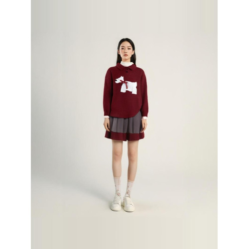 灰色polo領翻領套頭針織毛衣女秋冬季內搭加厚寬松慵懶風外穿上衣 灰色polo領翻領套頭針織毛衣女秋冬季內搭加厚寬松慵懶風外穿上衣