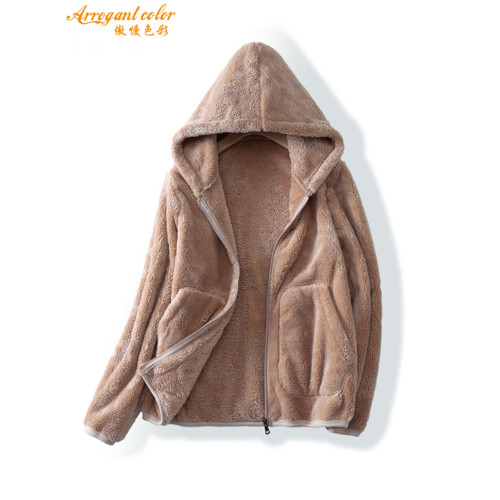 珊瑚絨外套女2025春秋新款連帽抓絨衣加厚保暖毛絨外套搖粒絨上衣 珊瑚絨外套女2025春秋新款連帽抓絨衣加厚保暖毛絨外套搖粒絨上衣