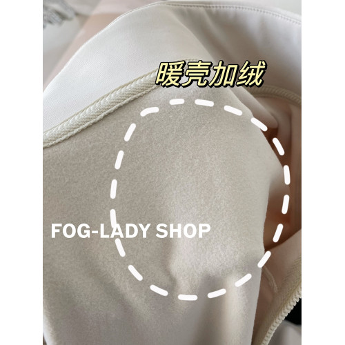 溫暖-拉鍊加絨外套女修身顯瘦健身服立領跑步防風瑜珈服 溫暖-拉鍊加絨外套女修身顯瘦健身服立領跑步防風瑜珈服
