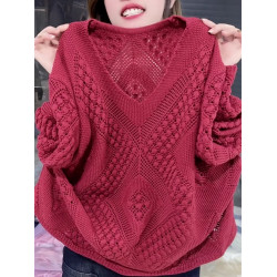 品質毛衣新款2025洋氣時尚韓版小衆鏤空高級感長袖針織衫打底衫潮