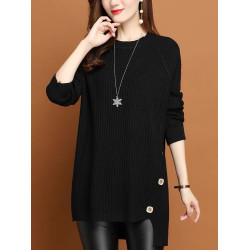 秋裝女士中長款毛衣爆款2025年新款女裝潮春秋針織打底衫內搭秋冬