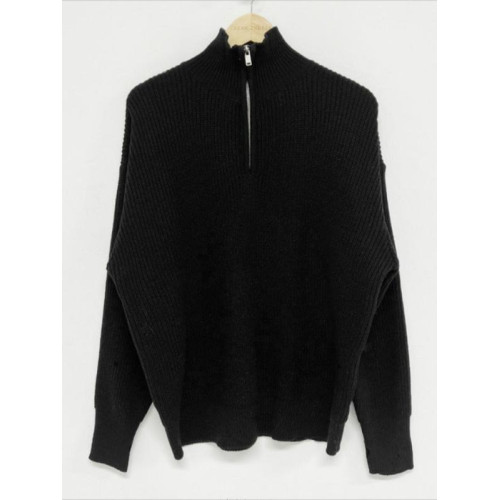 半拉鍊正肩針織毛衣女秋季大碼胖mm打底衫中長款搭配鯊魚褲的上衣