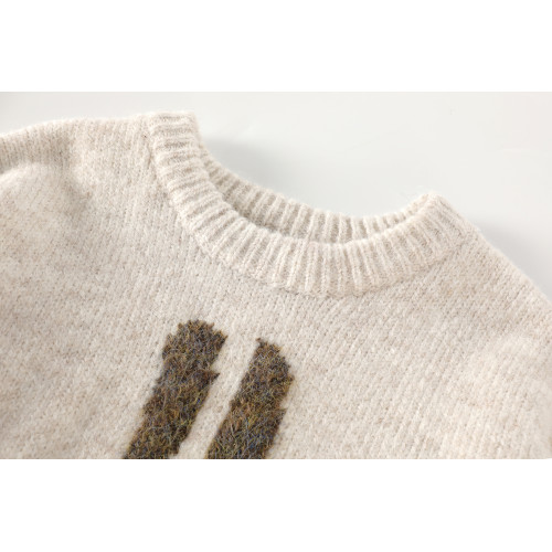 XinmonLee高級感軟糯針織毛衣女2025春秋冬季寬松復古慵懶風上衣