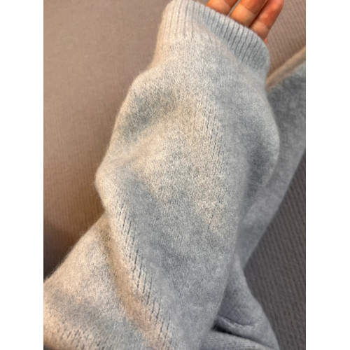 自畱款推薦~軟糯小熊刺綉毛衣外套女秋冬圓領外搭針織開衫上衣