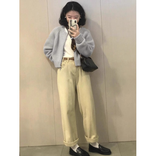 法式復古風長袖拉鍊針織外套秋冬2025女裝新款韓系高級感短款毛衣