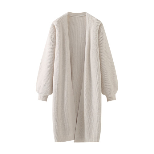 軟糯慵懶風毛衣外套女早秋2025新款爆款針織開衫中長款韓系高級感