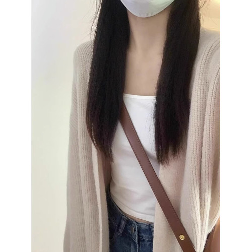 軟糯慵懶風毛衣外套女早秋2025新款爆款針織開衫中長款韓系高級感