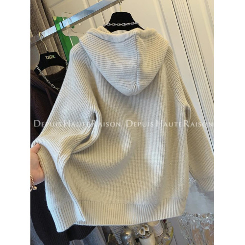 胖mm300斤大碼慵懶風連帽毛衣針織衫女秋冬寬松設計感半拉鍊上衣 胖mm300斤大碼慵懶風連帽毛衣針織衫女秋冬寬松設計感半拉鍊上衣