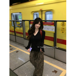 NogiUnit/ 鏤空軟毛衣（多色）上身紙片人！v領叉袖毛衣針織上衣