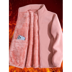 高品質搖粒絨外套女款奧粒絨男裝外穿新款加絨加厚抓絨衣衛衣保暖