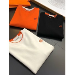 歐洲站刺綉針織毛衣男秋冬季新款潮牌保暖修身上衣青年線衣打底衫