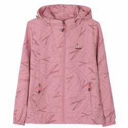 啄木鳥沖鋒衣外套女春秋2025新款媽媽裝休閒百搭加絨加厚夾克上衣