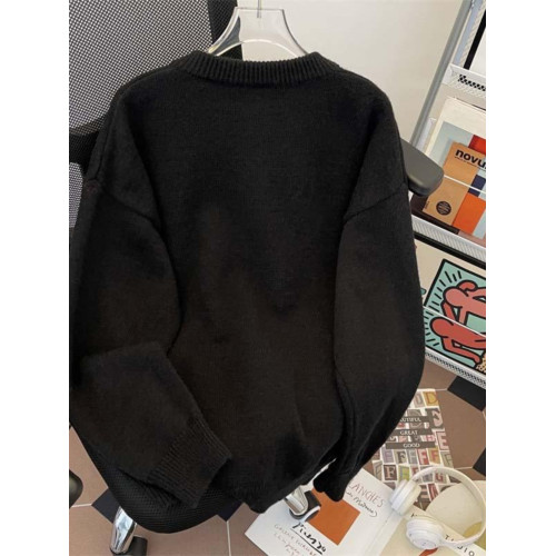 秋冬紐釦套頭毛衣男圓領休閒潮牌學生百搭韓版潮流保暖加厚針織衫 秋冬紐釦套頭毛衣男圓領休閒潮牌學生百搭韓版潮流保暖加厚針織衫