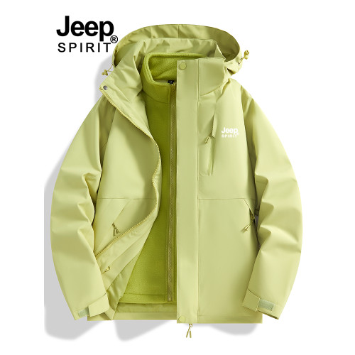 JEEP沖鋒衣女2025春秋季新款戶外三合一可拆卸冬天徒步旅行外套男 JEEP沖鋒衣女2025春秋季新款戶外三合一可拆卸冬天徒步旅行外套男