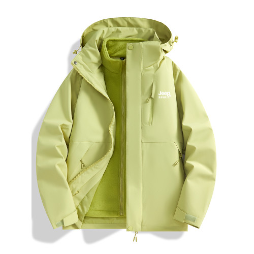JEEP沖鋒衣女2025春秋季新款戶外三合一可拆卸冬天徒步旅行外套男 JEEP沖鋒衣女2025春秋季新款戶外三合一可拆卸冬天徒步旅行外套男