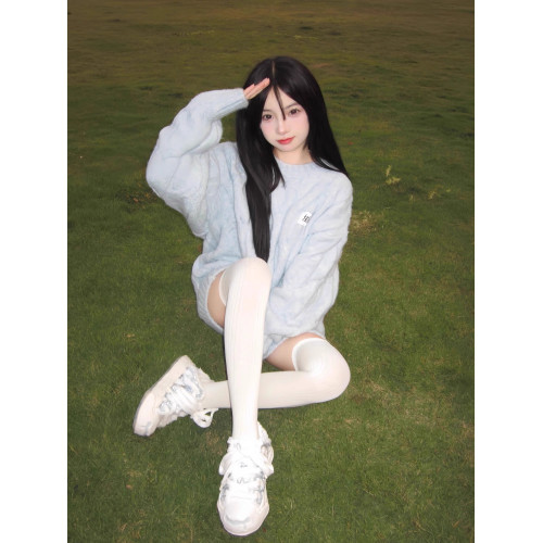 甜美奶fufu軟糯麻花毛衣女秋冬寬松慵懶風圓領百搭套頭針織衫潮