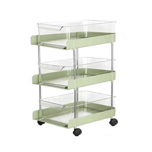 家用小推車置物架帶輪子客廳零食雜物收納架衛生間多層收納架子 家用小推車置物架帶輪子客廳零食雜物收納架衛生間多層收納架子