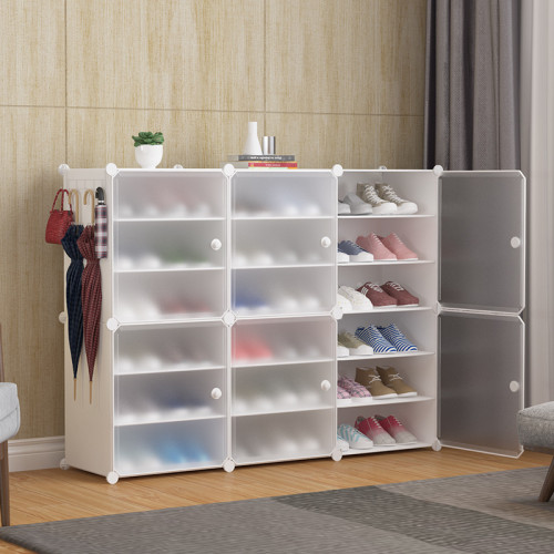 新款多層簡易家用鞋櫃學生宿舍可折曡鞋架高款立式收納櫃一體靠牆 新款多層簡易家用鞋櫃學生宿舍可折曡鞋架高款立式收納櫃一體靠牆