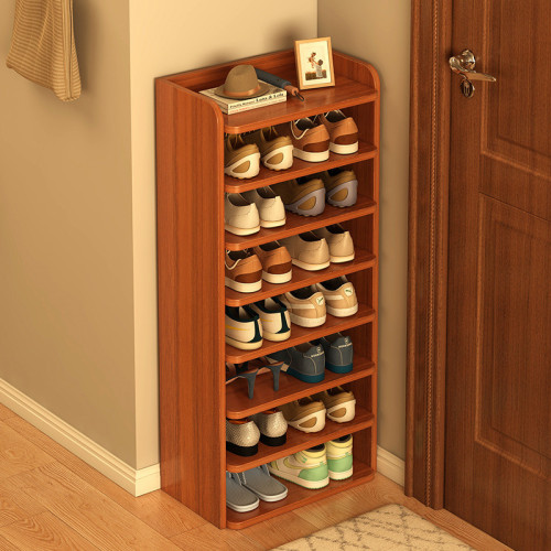 鞋架子簡易家用門口小窄多層分層隔板收納神器省空間出租屋用鞋櫃 鞋架子簡易家用門口小窄多層分層隔板收納神器省空間出租屋用鞋櫃