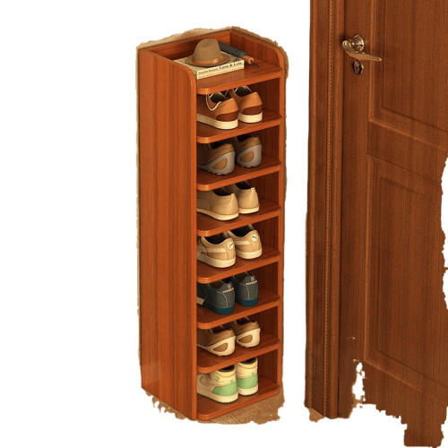 鞋架子簡易家用門口小窄多層分層隔板收納神器省空間出租屋用鞋櫃 鞋架子簡易家用門口小窄多層分層隔板收納神器省空間出租屋用鞋櫃