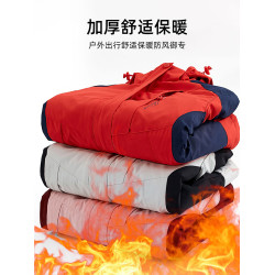 啄木鳥沖鋒衣男女三合一可拆卸秋季加絨防風防水戶外登山服外套女