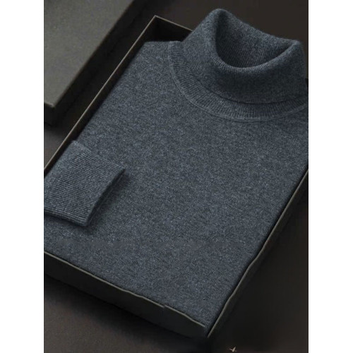 鄂爾多高領純色毛衣男100%毛衫針織打底衫保暖加厚寬松秋冬2025新 鄂爾多高領純色毛衣男100%毛衫針織打底衫保暖加厚寬松秋冬2025新