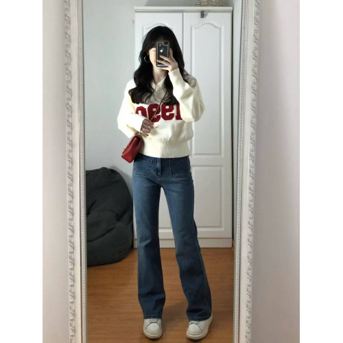 復古V領毛衣女秋裝2025新款設計感小衆慵懶風寬松百搭短款針織衫