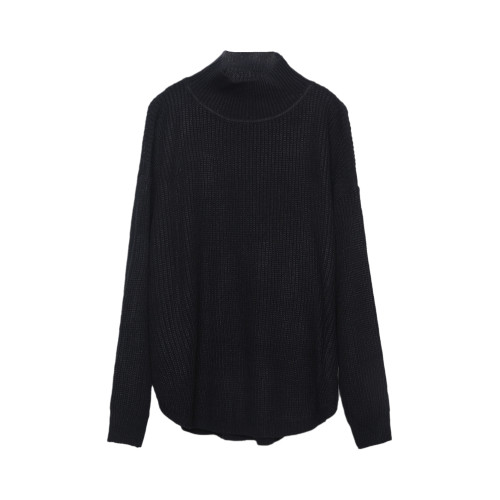 秋冬街頭潮牌半高領開叉懸垂感套頭寬松針織衫中性百搭毛衣線衣男 秋冬街頭潮牌半高領開叉懸垂感套頭寬松針織衫中性百搭毛衣線衣男