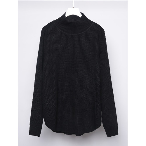 秋冬街頭潮牌半高領開叉懸垂感套頭寬松針織衫中性百搭毛衣線衣男 秋冬街頭潮牌半高領開叉懸垂感套頭寬松針織衫中性百搭毛衣線衣男