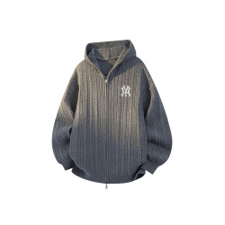 【奧特萊斯】男女同款丨2025新款丨秋冬丨連帽毛衣寬松百搭外套