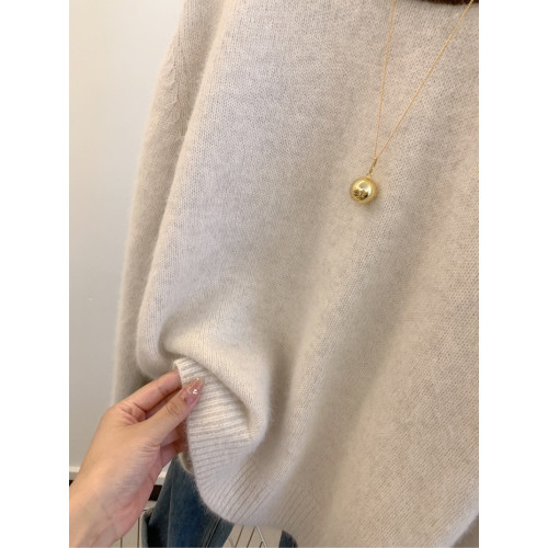 馬海毛短款套頭圓領毛衣女秋冬秋季慵懶風軟糯內搭打底針織衫上衣 馬海毛短款套頭圓領毛衣女秋冬秋季慵懶風軟糯內搭打底針織衫上衣