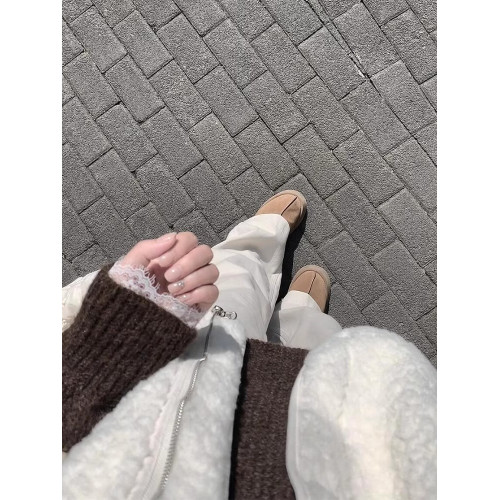 高級感咖色連帽毛衣女冬季慵懶風美拉德穿搭寬松外套針織衫上衣女