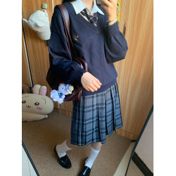 花千豬原創 北川高毛衣 JK多色款針織毛衣校供感jk製服百搭款上衣