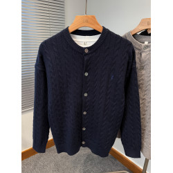 經典保羅麻花開衫男針織衫秋冬季韓版潮加厚毛衣外套男裝圓領外搭