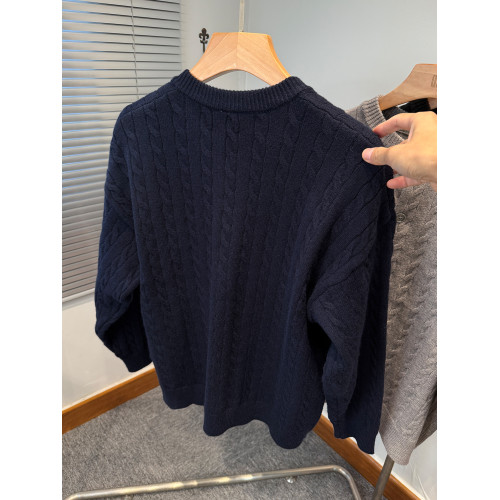 經典保羅麻花開衫男針織衫秋冬季韓版潮加厚毛衣外套男裝圓領外搭