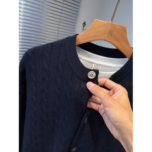 經典保羅麻花開衫男針織衫秋冬季韓版潮加厚毛衣外套男裝圓領外搭