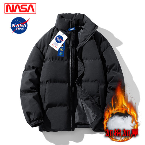 NASA聯名羽絨服男外套冬季棉衣加厚潮牌大碼立領羽絨棉服男款外套 NASA聯名羽絨服男外套冬季棉衣加厚潮牌大碼立領羽絨棉服男款外套