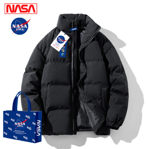 NASA聯名羽絨服男外套冬季棉衣加厚潮牌大碼立領羽絨棉服男款外套 NASA聯名羽絨服男外套冬季棉衣加厚潮牌大碼立領羽絨棉服男款外套