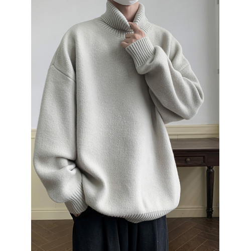 高領毛衣男款冬季加厚針織衫上衣青少年寬松內搭打底男士冬裝線衣 高領毛衣男款冬季加厚針織衫上衣青少年寬松內搭打底男士冬裝線衣