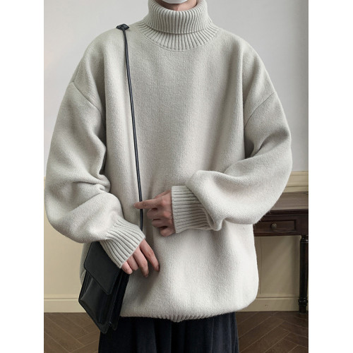 高領毛衣男款冬季加厚針織衫上衣青少年寬松內搭打底男士冬裝線衣 高領毛衣男款冬季加厚針織衫上衣青少年寬松內搭打底男士冬裝線衣