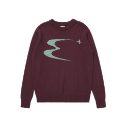 Mentmate 秋冬原創設計多色百搭圓領毛衣 男女情侶寬松休閒針織衫