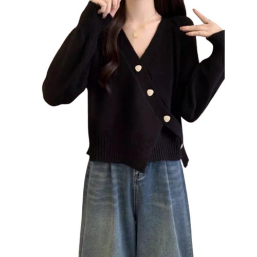 大碼韓版不規則長袖毛衣針織衫女秋冬胖MM遮肚子顯瘦洋氣開衫上衣 大碼韓版不規則長袖毛衣針織衫女秋冬胖MM遮肚子顯瘦洋氣開衫上衣