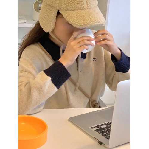 春秋季polo領針織衫女秋冬撞色外穿翻領套頭休閒短款刺綉內搭毛衣 春秋季polo領針織衫女秋冬撞色外穿翻領套頭休閒短款刺綉內搭毛衣