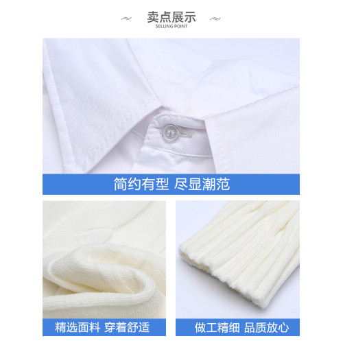 WASSUP ISSUE假兩件毛衣男款秋冬季寬松2025新款情侶針織衫外套男