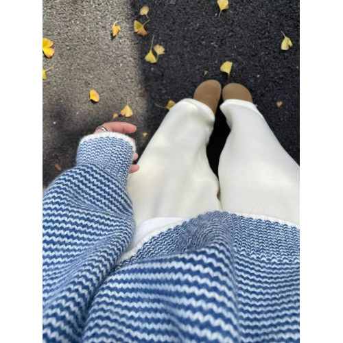 慵懶風軟糯條紋毛衣女秋冬2025新款寬松外穿針織上衣小個子打底衫